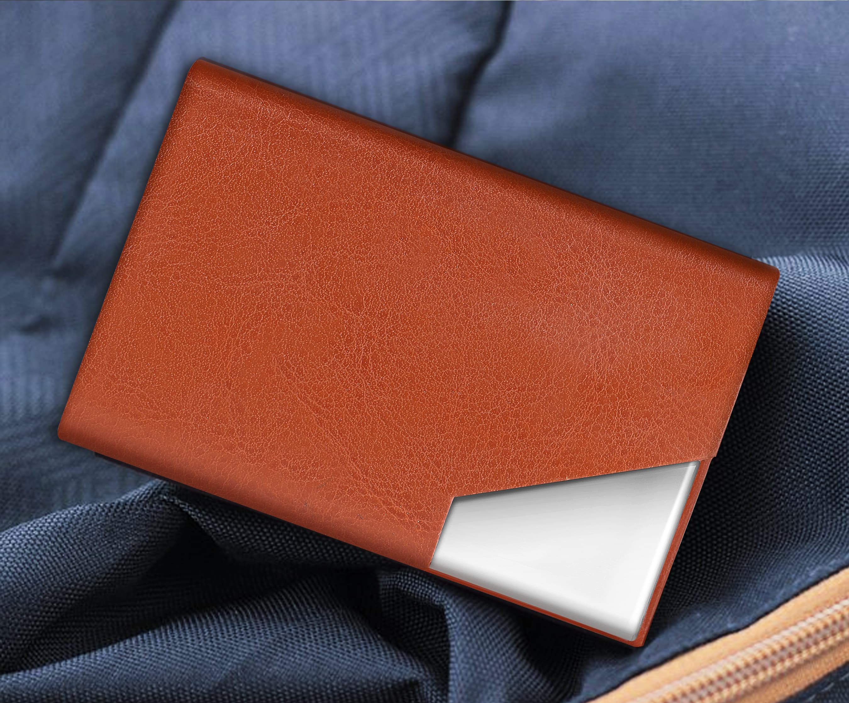 Tan Stylish Credit Debit Card Holder