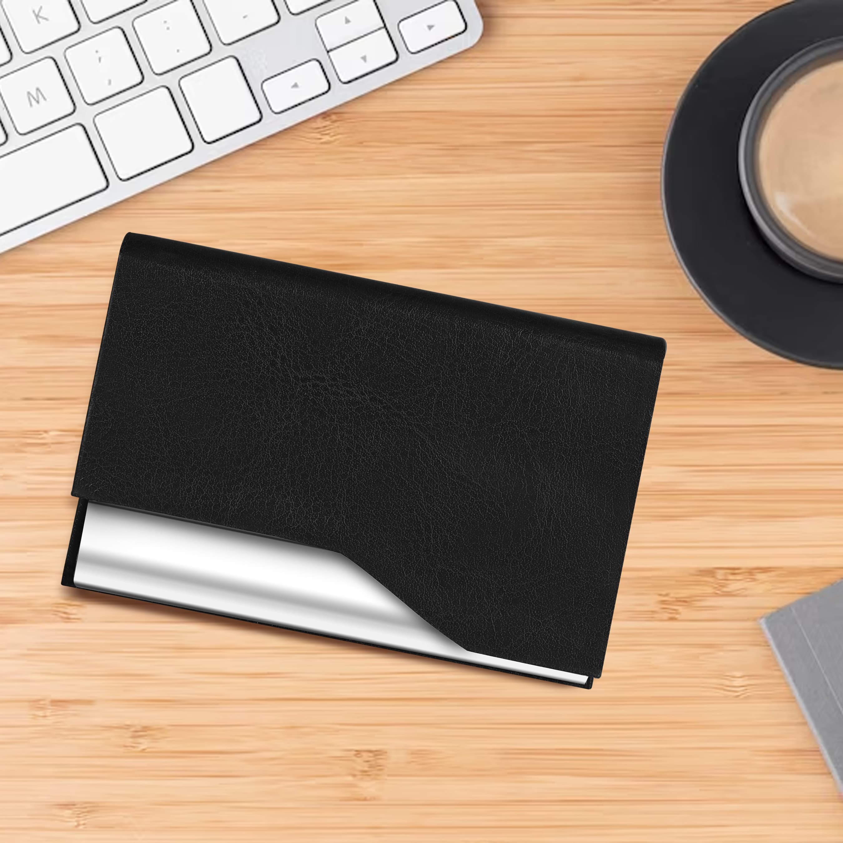 Black Small Pocket Sized Metal ID